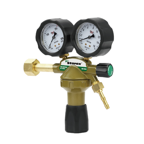 Mittelschwerer DINCONTROL-Regler für Sauerstoff, Acetylen und Argon