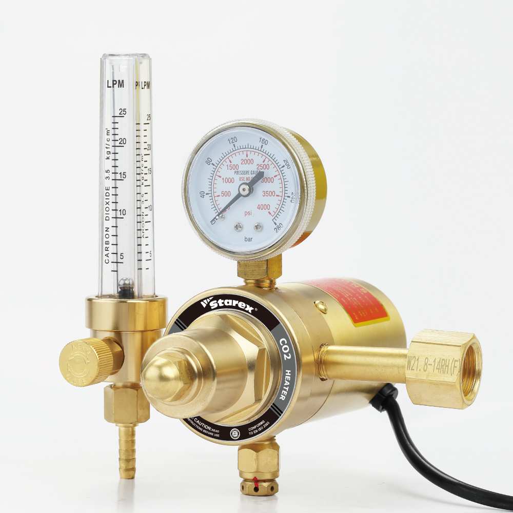 Hochwertiger CO2-Heizungsregler-Durchflussmesser aus Messing