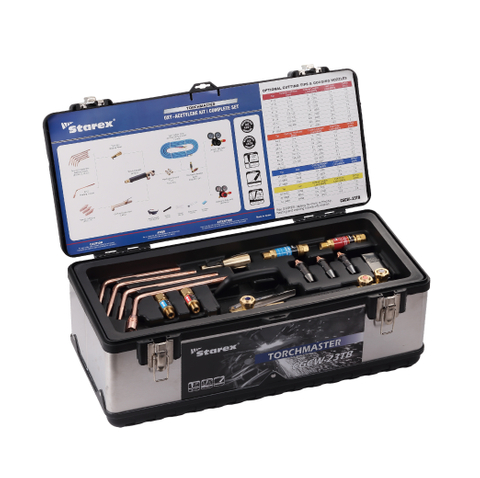 Hochwertiges SAUERSTOFF/ACETYLEN-Gasset CW*Star CGCW-23TB